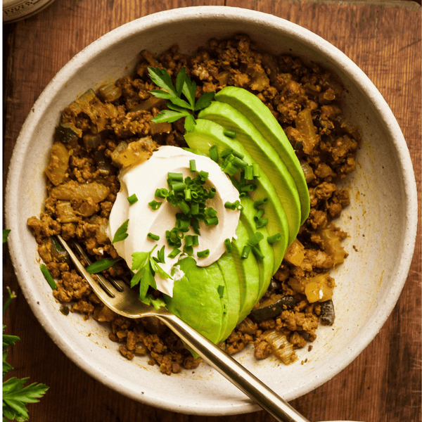 Nutrient Dense Recipe Savoury Mince with Beef Organs Powder - Cell Squared