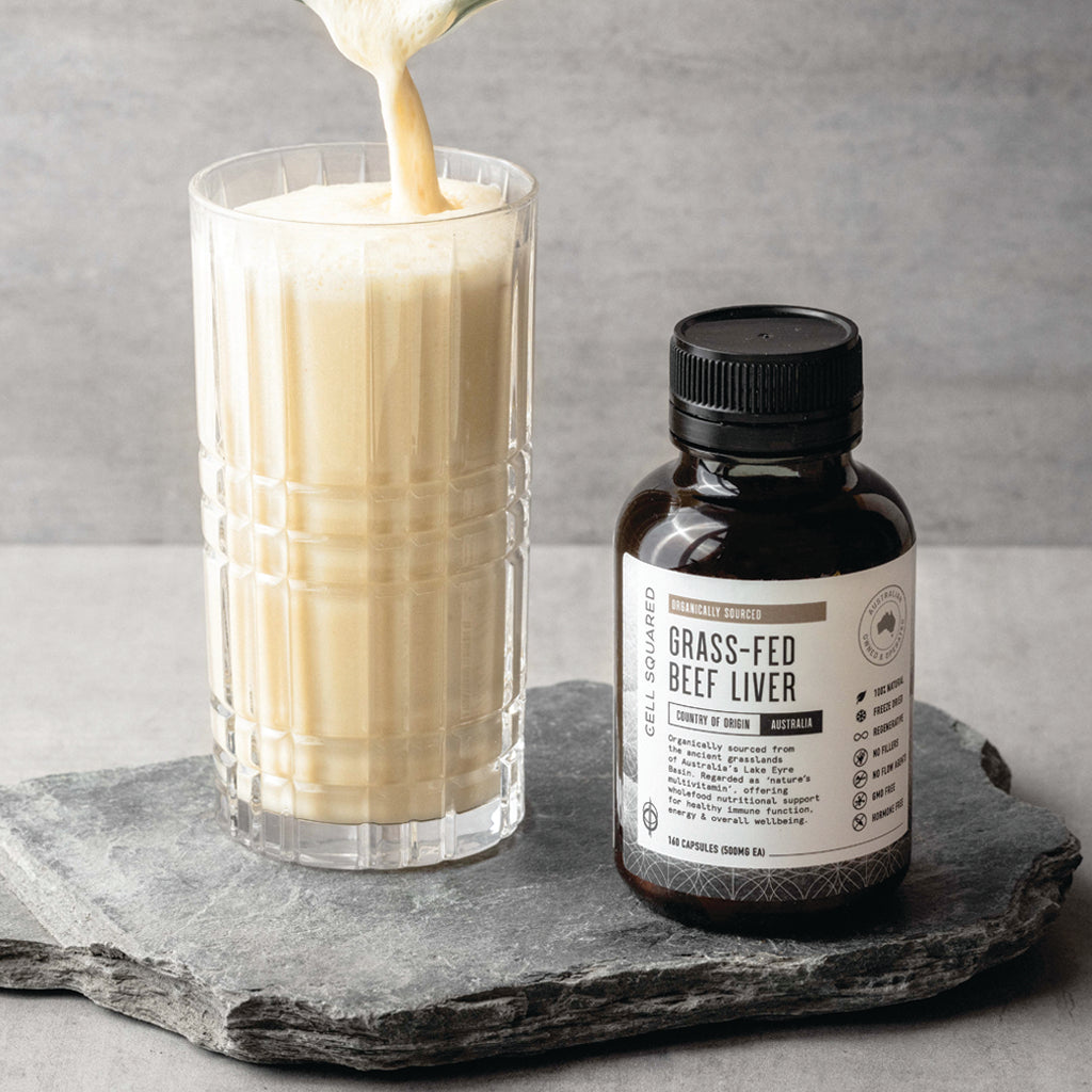 Animal Based Banana Beef Liver Smoothie