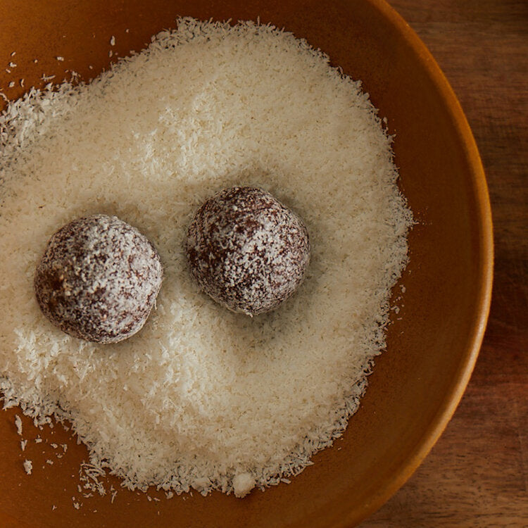 Paleo Coconut Cacao Bliss Balls - Cell Squared