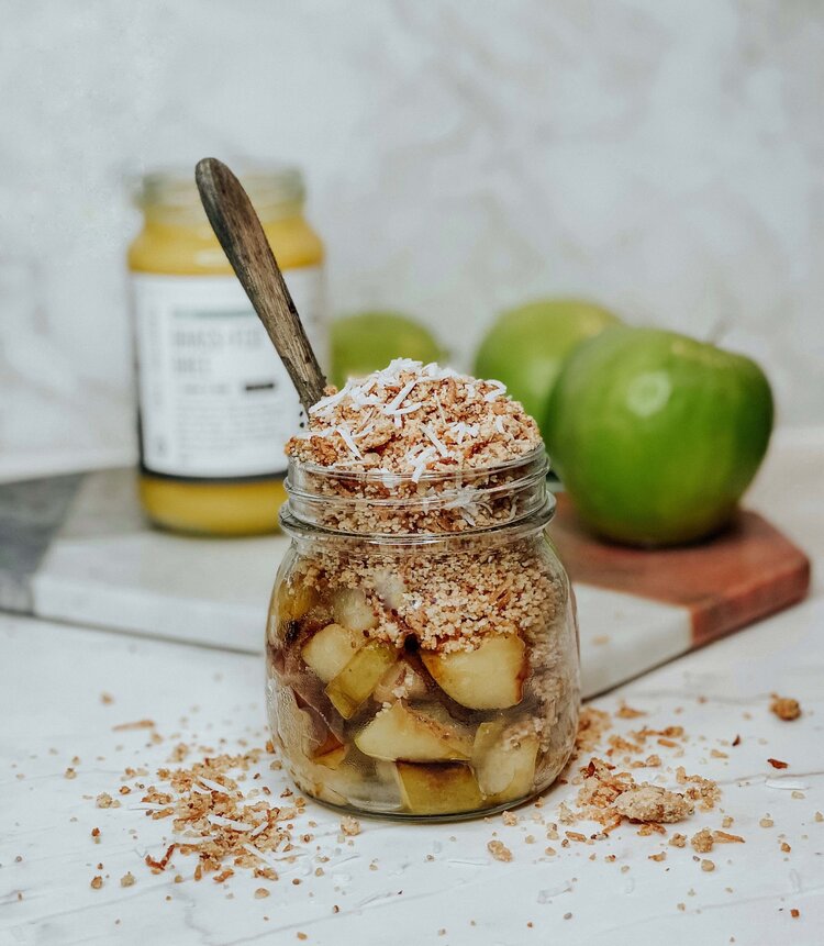 Paleo Gluten Free Apple Crumble - Cell Squared