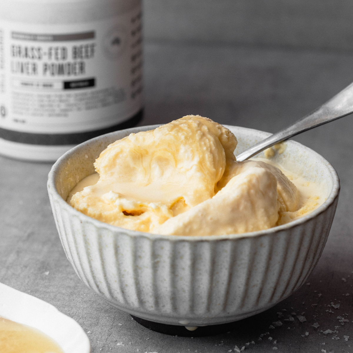 Animal-based Ice Cream with Beef Liver Powder