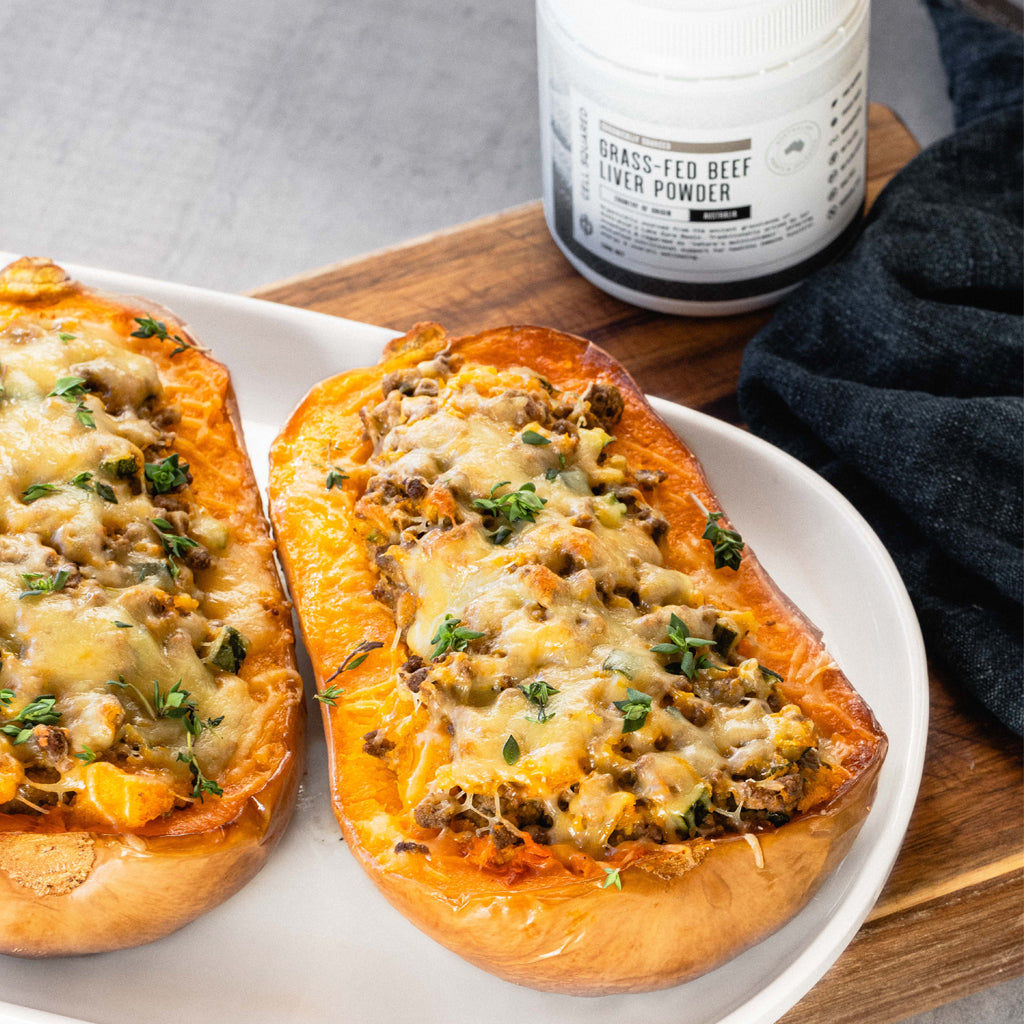 Australian Beef Liver Powder Stuffed Pumpkin Recipe