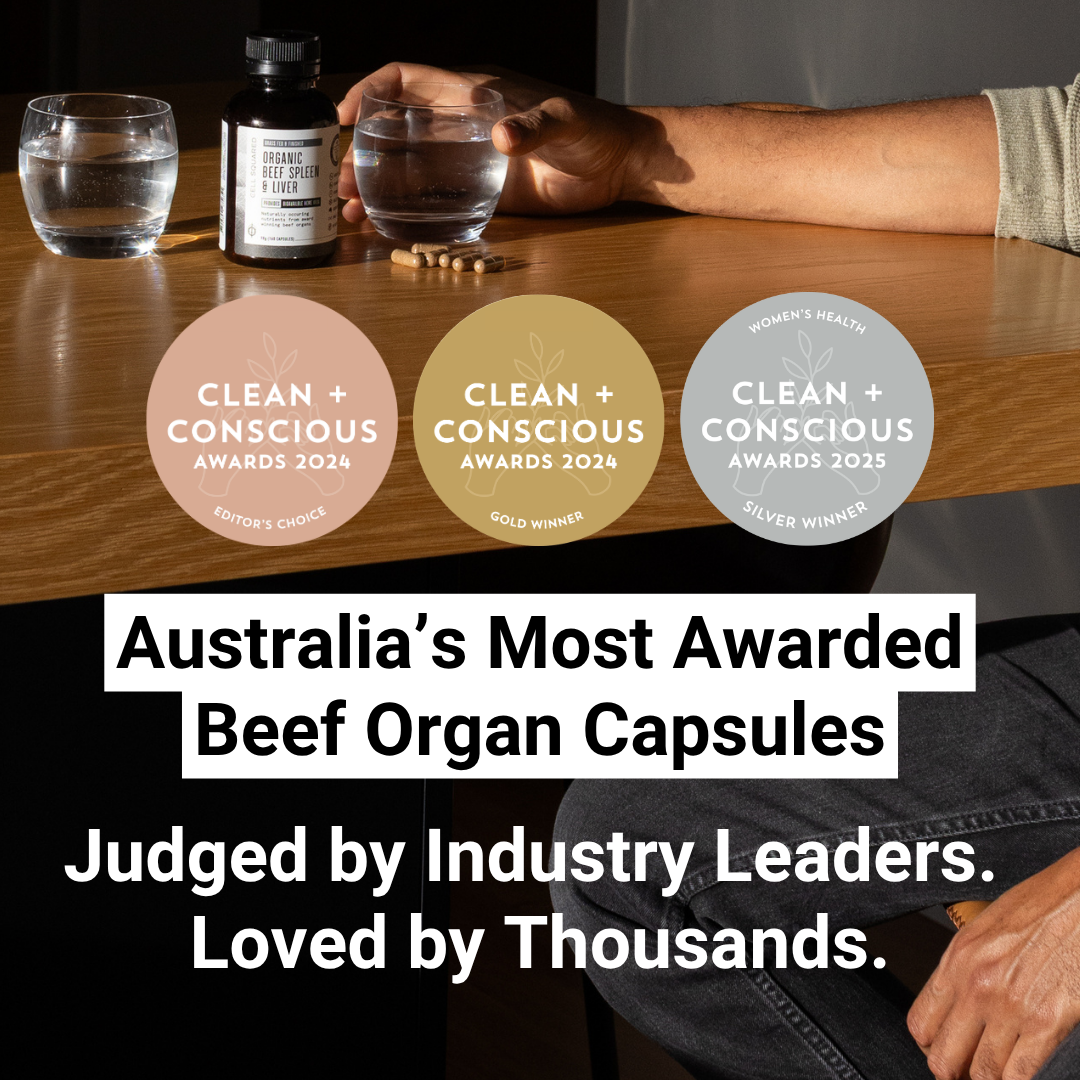 Organic Beef Spleen & Liver Capsules