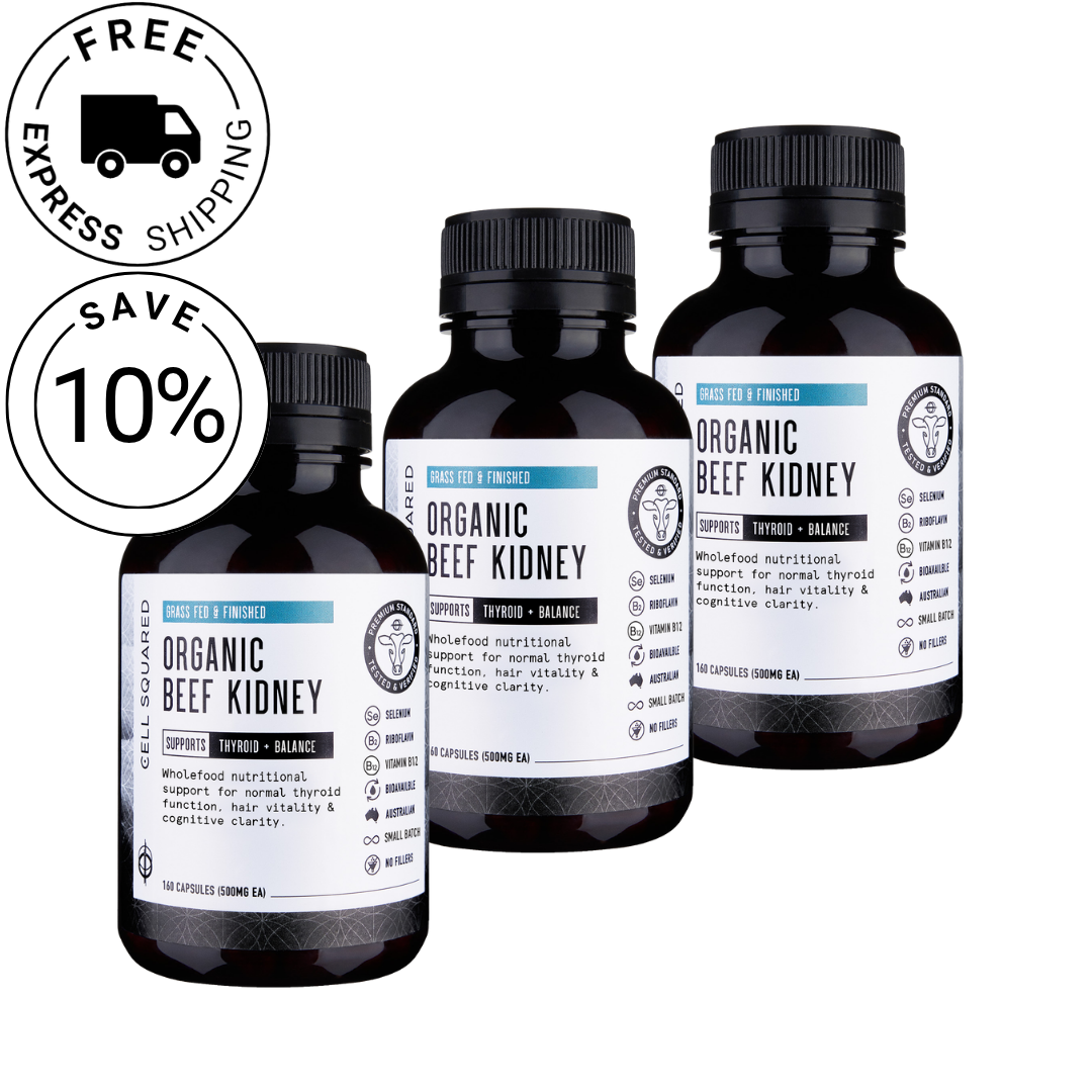 Organic Beef Kidney 3 Month Value Pack - Save 10%