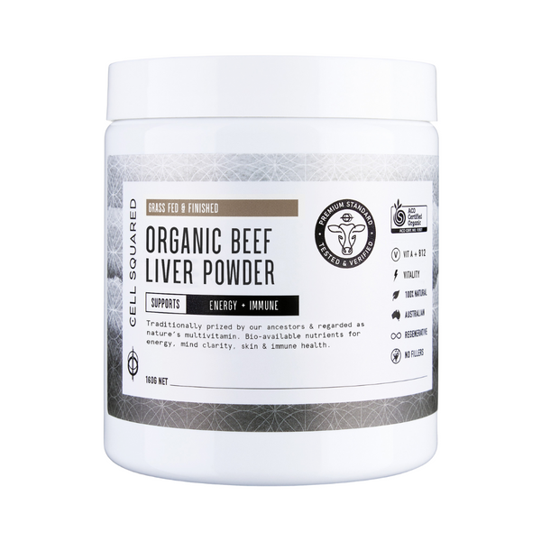 Organic Beef Liver Powder Australia - 180g - Cell Squared