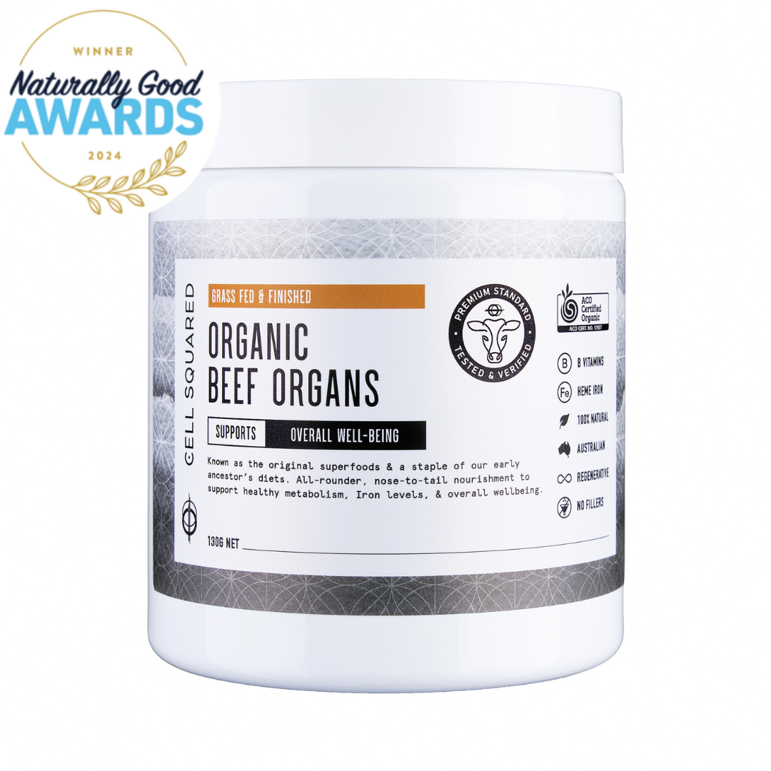 Australian Certified Organic Grass-Fed Beef Organs Powder - 130g