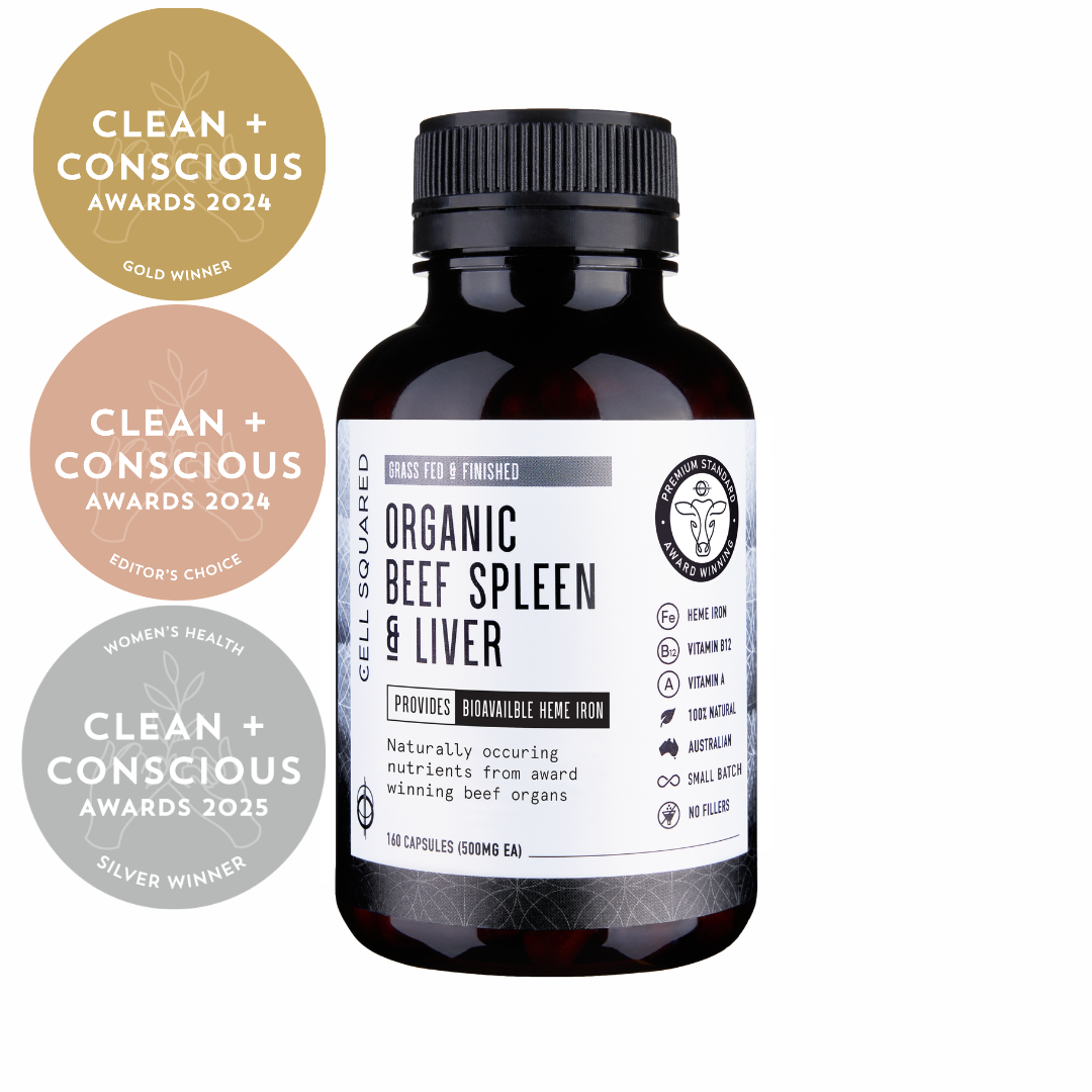 Organic Beef Spleen & Liver Capsules