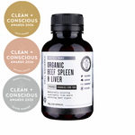 Organic Beef Spleen & Liver Capsules