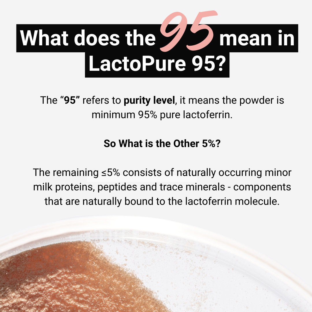 LactoPure 95 Lactoferrin Powder 40g