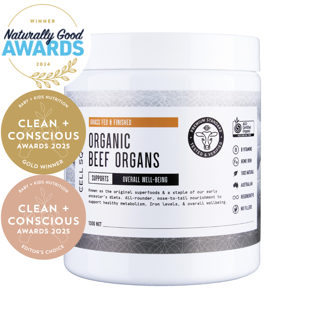 Australian Certified Organic Grass-Fed Beef Organs Powder - 130g