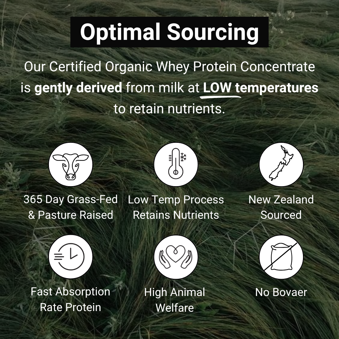 Certified Organic Whey Protein Powder 1kg