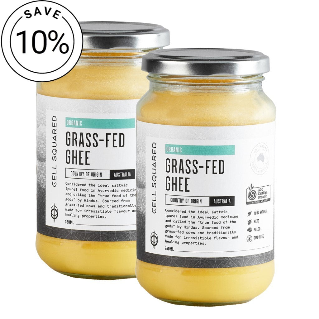 Double Up Organic Grass-Fed Ghee - 360ml - Save 10%