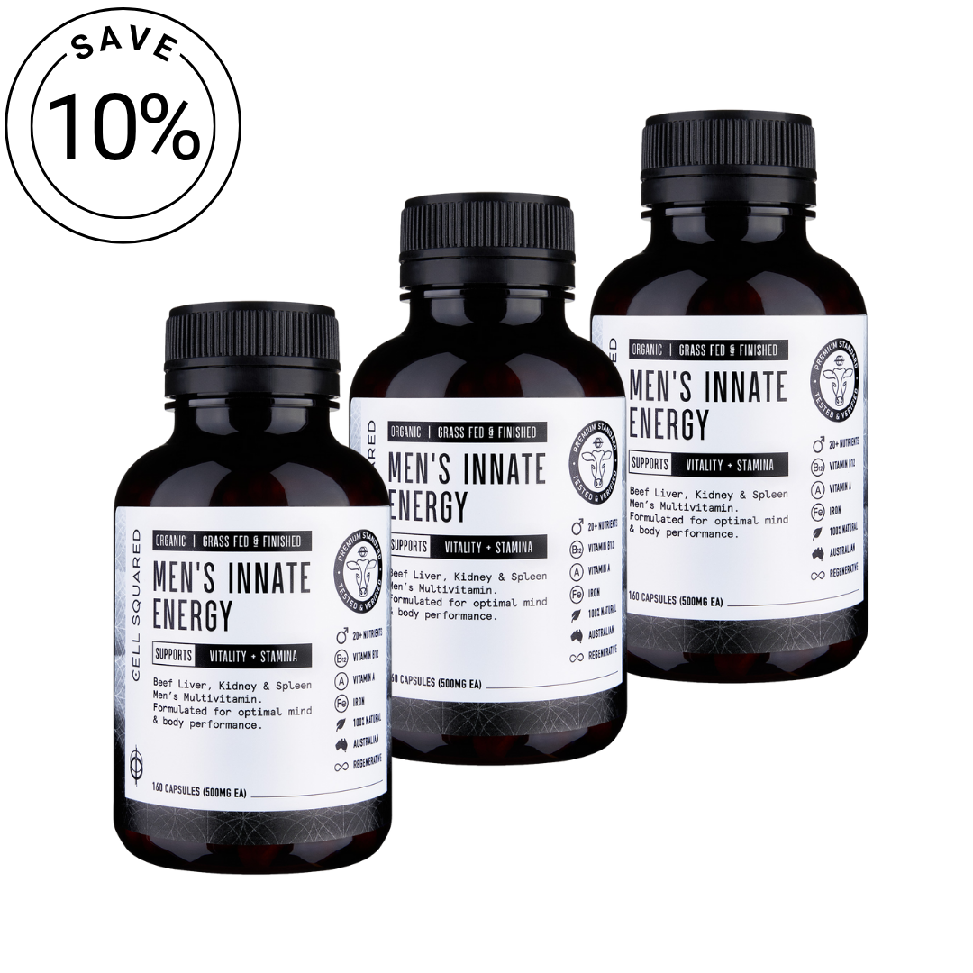 Men's Innate Energy - Beef Organ Multi 3 Month Supply Save 10%