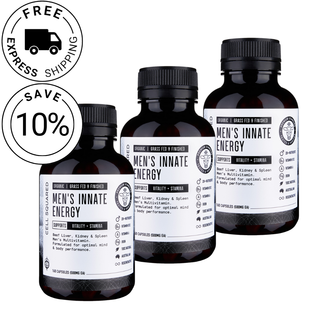 Men's Innate Energy - Beef Organ Multi 3 Month Supply Save 10%
