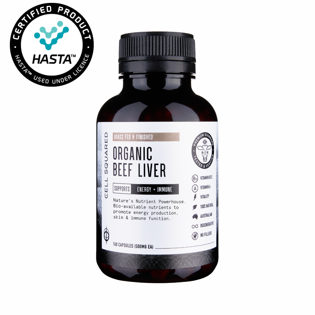 Organic Grass-Fed Beef Liver Capsules - Nature's Nutrient Powerhouse