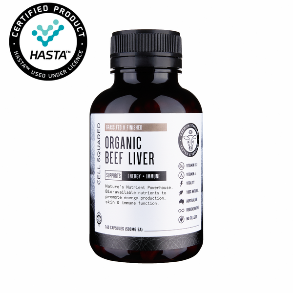 Organic Beef Liver Capsules — 120 Caps