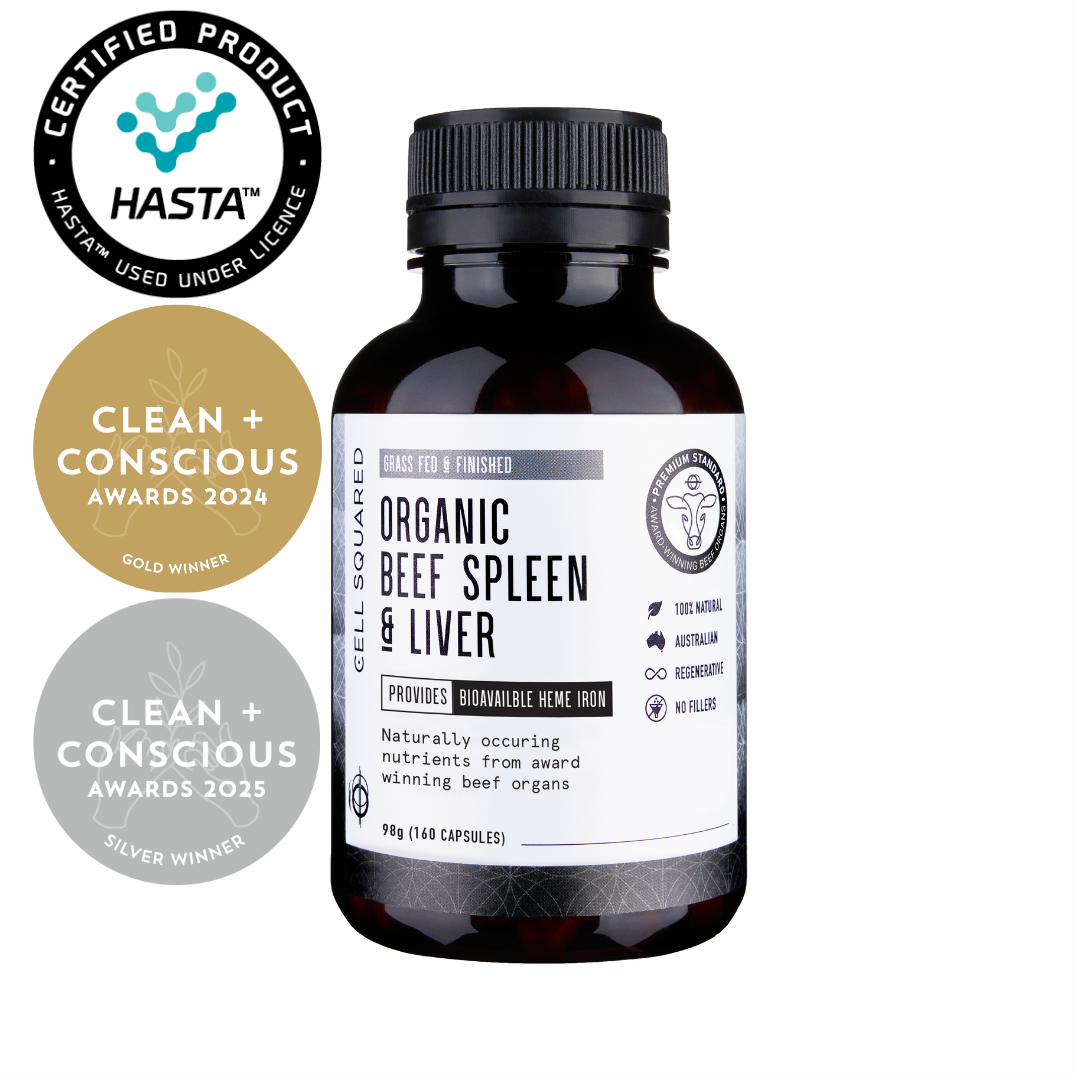 Organic Beef Spleen & Liver Capsules