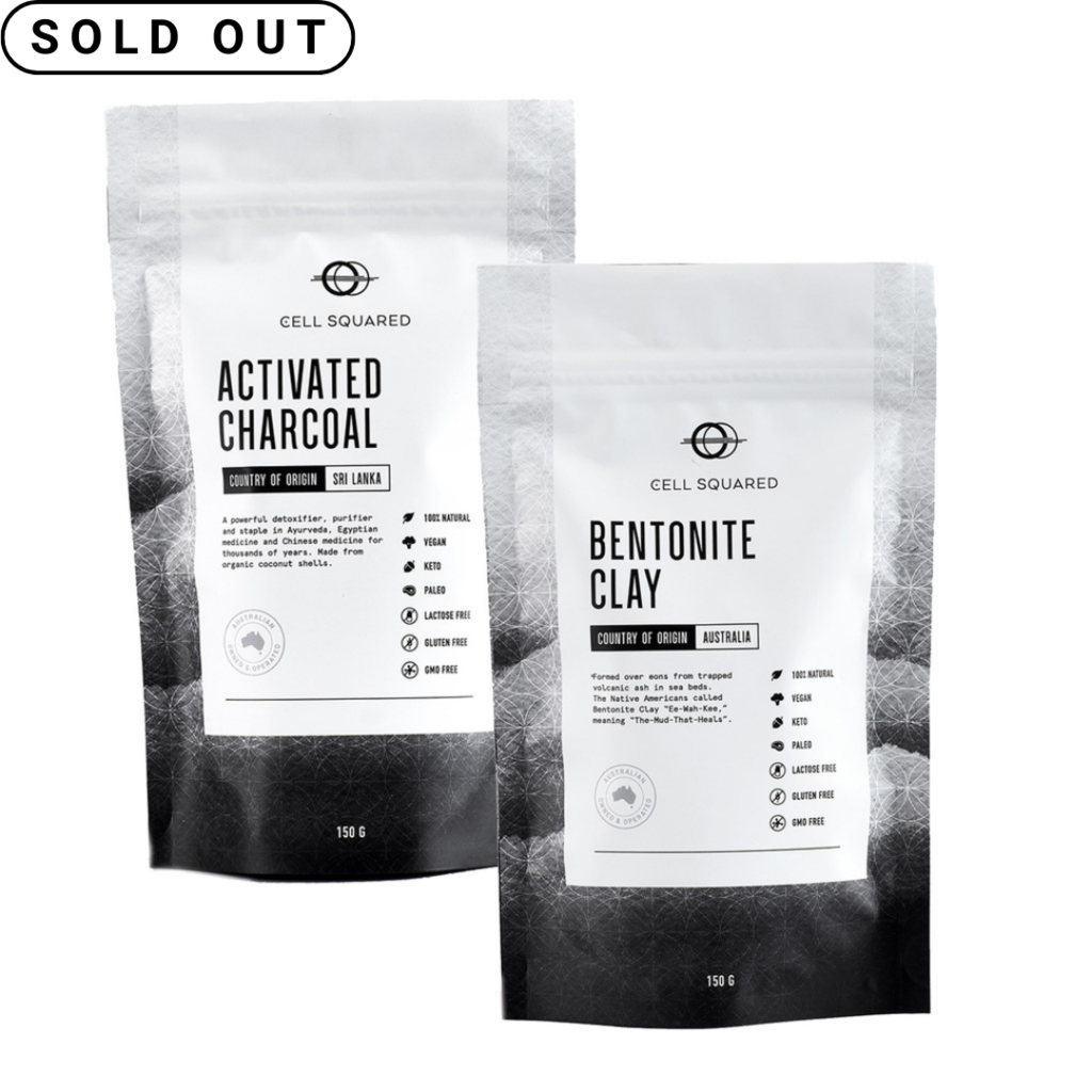 Ancient Mineral Detox Pack [Bentonite Clay + Activated Charcoal]