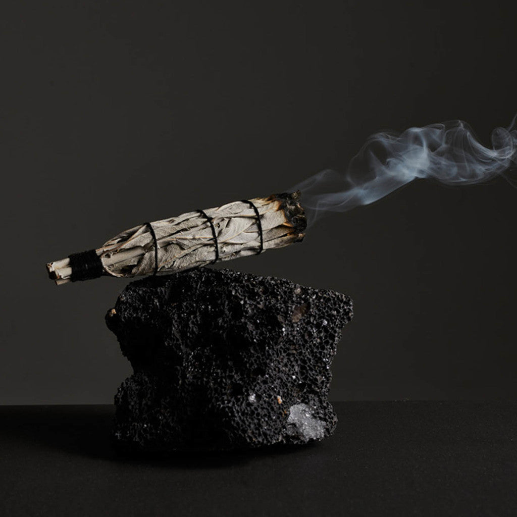 Purification - Australian Grown White Sage + Smokey Quartz - Cell Squared